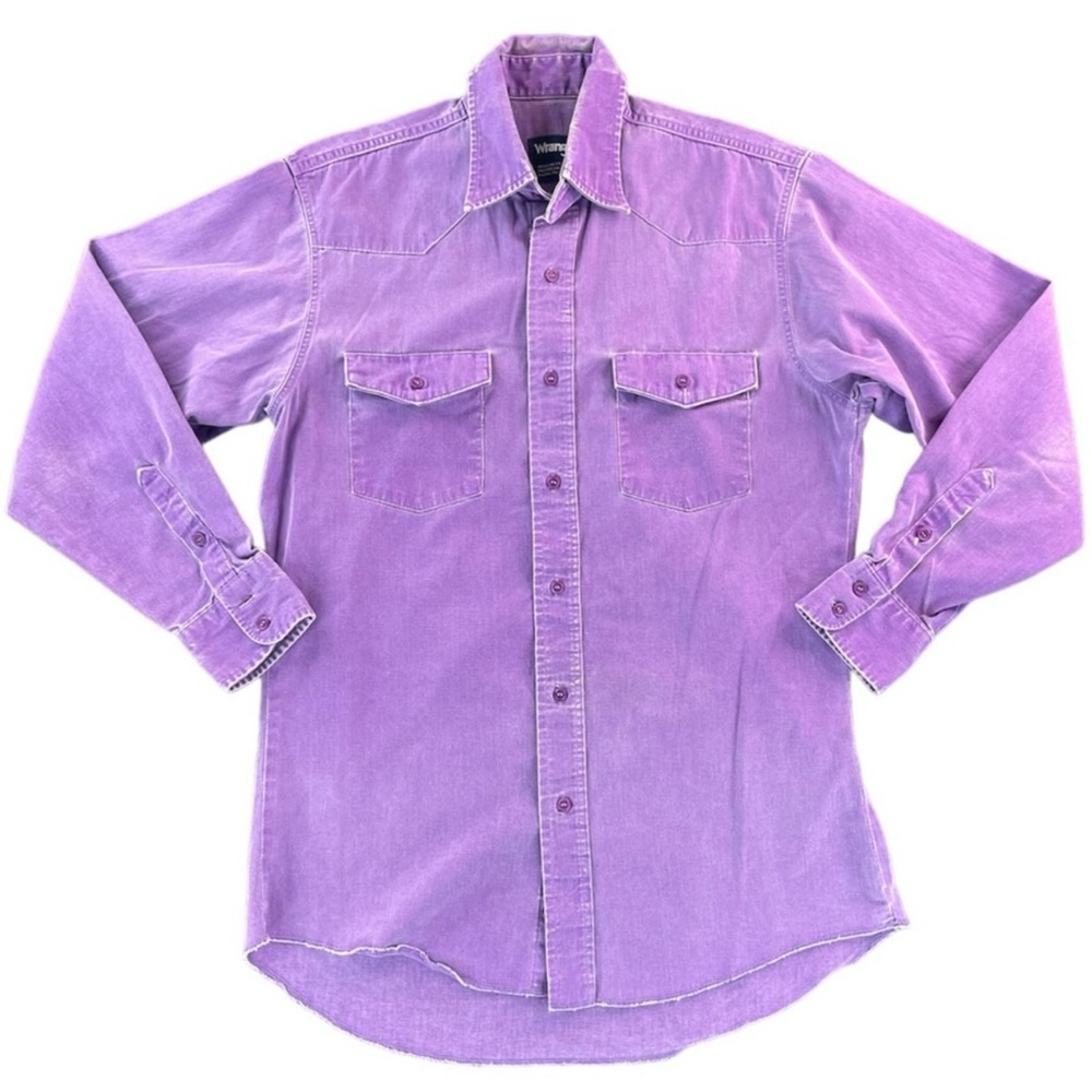 Vintage Wrangler Brushpopper Lilac color 15.5 x 33 x-long tail